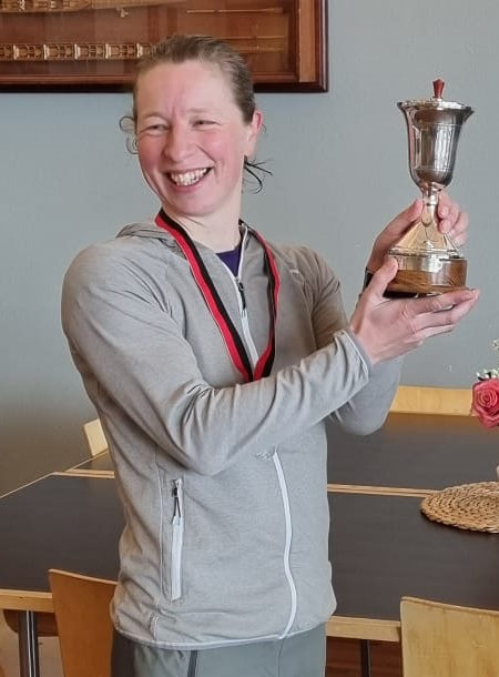 Corien Prins wint Skiffhead 2024 in het Dames Master veld 