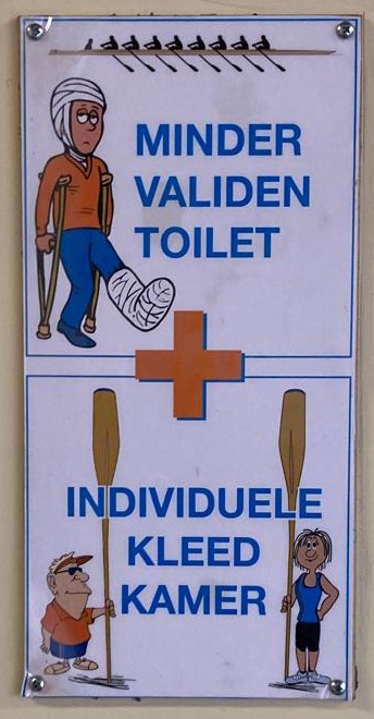 Individuele Kleedkamer bordje